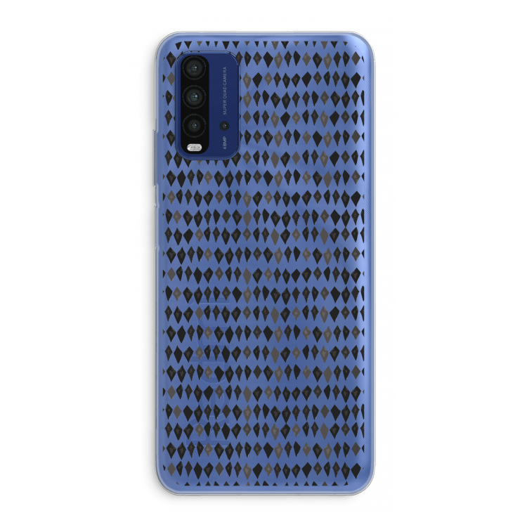 Crazy shapes: Xiaomi Redmi 9T Transparant Hoesje
