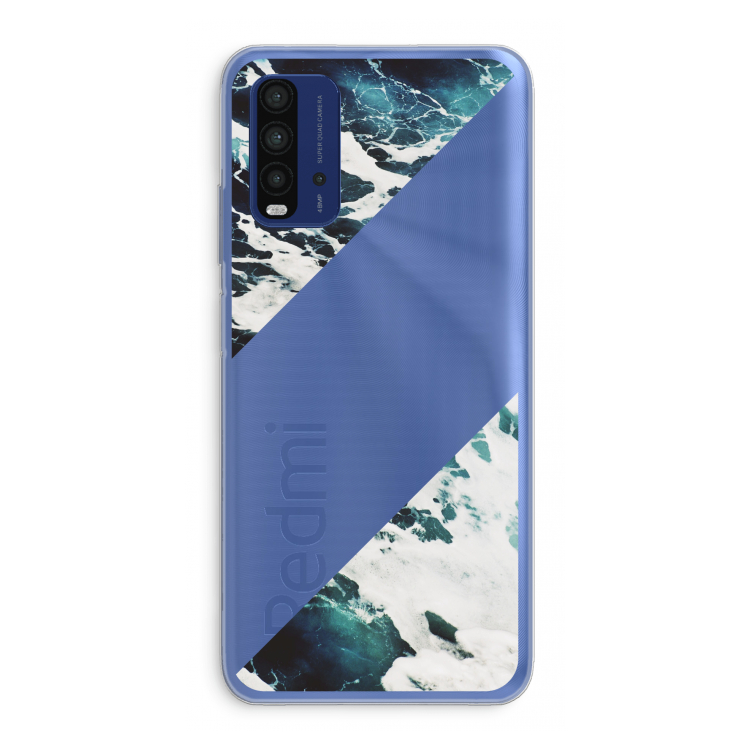 Golven: Xiaomi Redmi 9T Transparant Hoesje