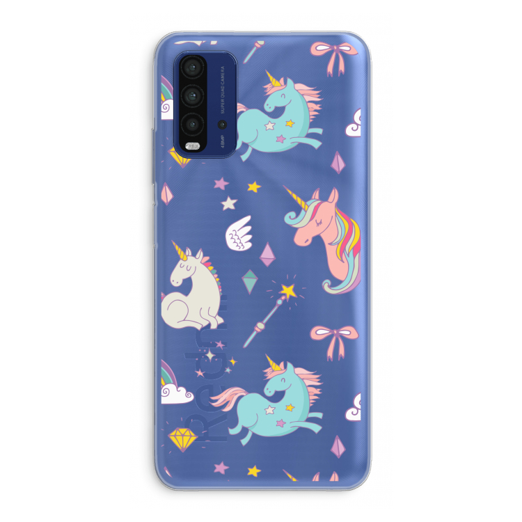 Fantasiewereld: Xiaomi Redmi 9T Transparant Hoesje