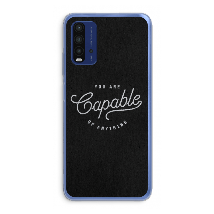 Capable: Xiaomi Redmi 9T Transparant Hoesje