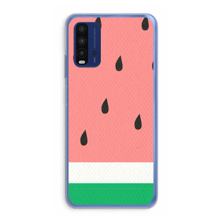 Watermeloen: Xiaomi Redmi 9T Transparant Hoesje