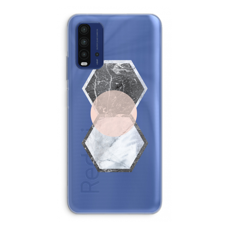 Creatieve toets: Xiaomi Redmi 9T Transparant Hoesje