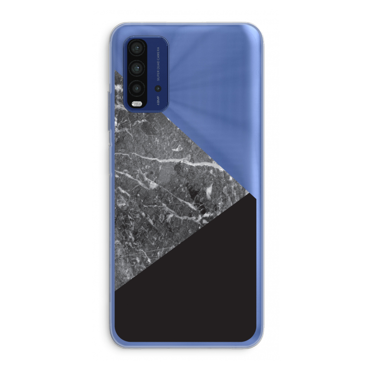 Combinatie marmer: Xiaomi Redmi 9T Transparant Hoesje