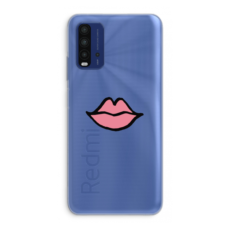 Kusje: Xiaomi Redmi 9T Transparant Hoesje