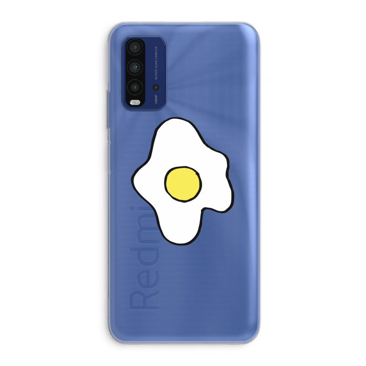 Spiegelei: Xiaomi Redmi 9T Transparant Hoesje