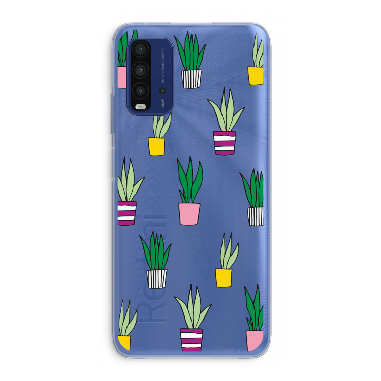 Sanseveria: Xiaomi Redmi 9T Transparant Hoesje