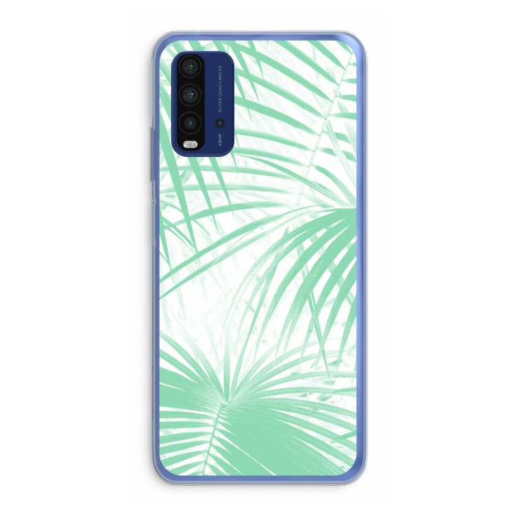 Palmbladeren: Xiaomi Redmi 9T Transparant Hoesje
