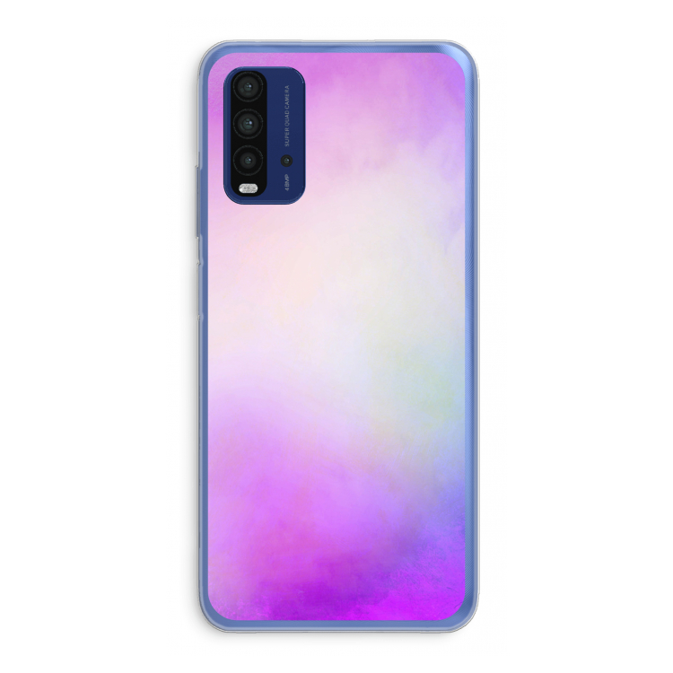 Clouds pastel: Xiaomi Redmi 9T Transparant Hoesje
