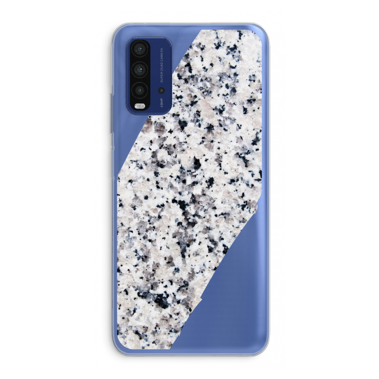 Gespikkelde marmer: Xiaomi Redmi 9T Transparant Hoesje