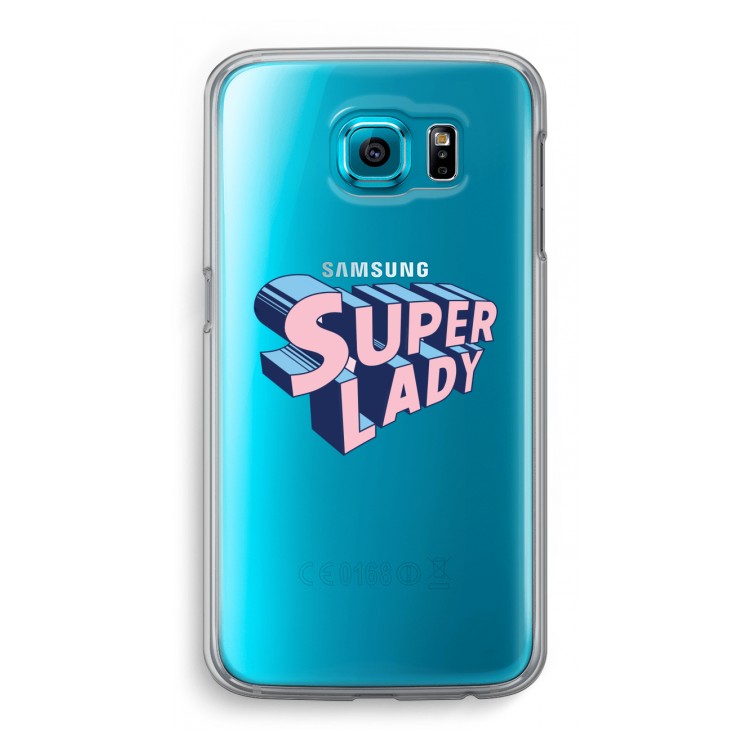 Superlady: Samsung Galaxy S6 Transparant Hoesje