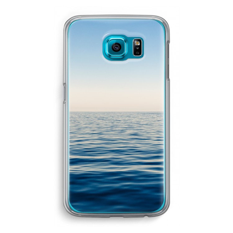 Water horizon: Samsung Galaxy S6 Transparant Hoesje