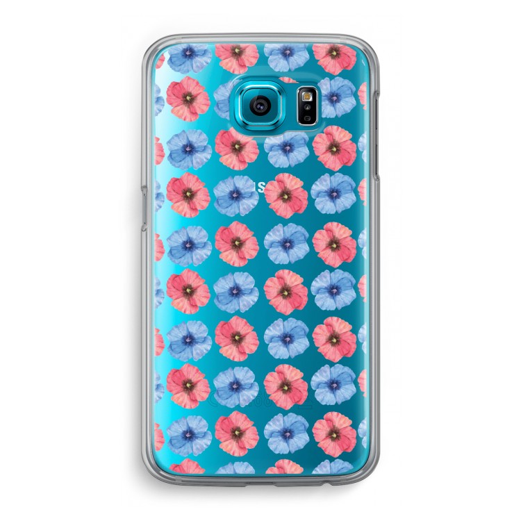 Klaproosjes: Samsung Galaxy S6 Transparant Hoesje