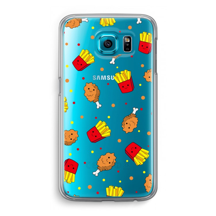 Chicken 'n Fries: Samsung Galaxy S6 Transparant Hoesje