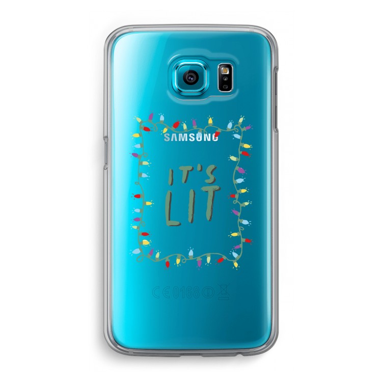 It's Lit: Samsung Galaxy S6 Transparant Hoesje