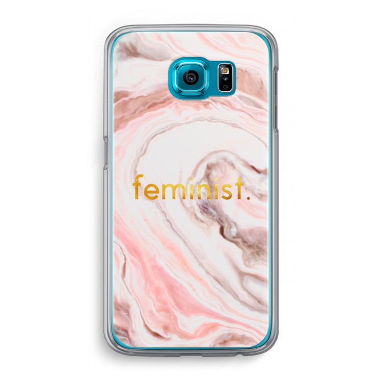 Feminist: Samsung Galaxy S6 Transparant Hoesje