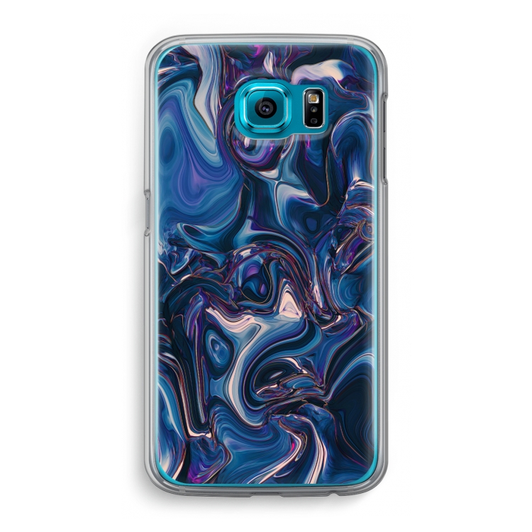 Mirrored Mirage: Samsung Galaxy S6 Transparant Hoesje