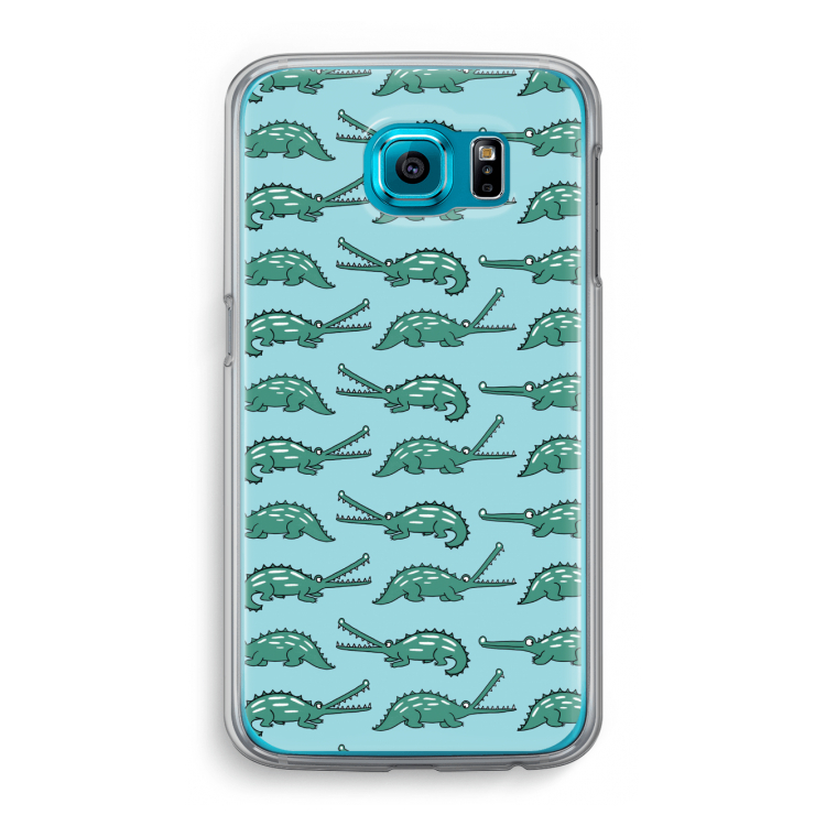 Kroko: Samsung Galaxy S6 Transparant Hoesje