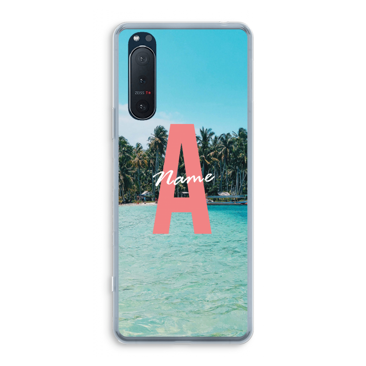 Pacific Dream: Sony Xperia 5 II Transparant Hoesje