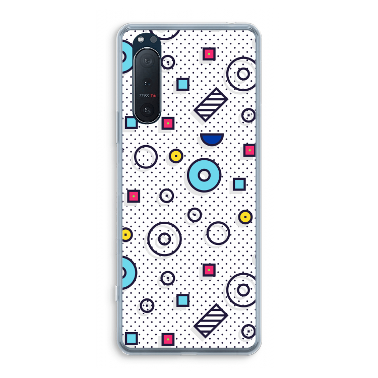 8-bit N°9: Sony Xperia 5 II Transparant Hoesje