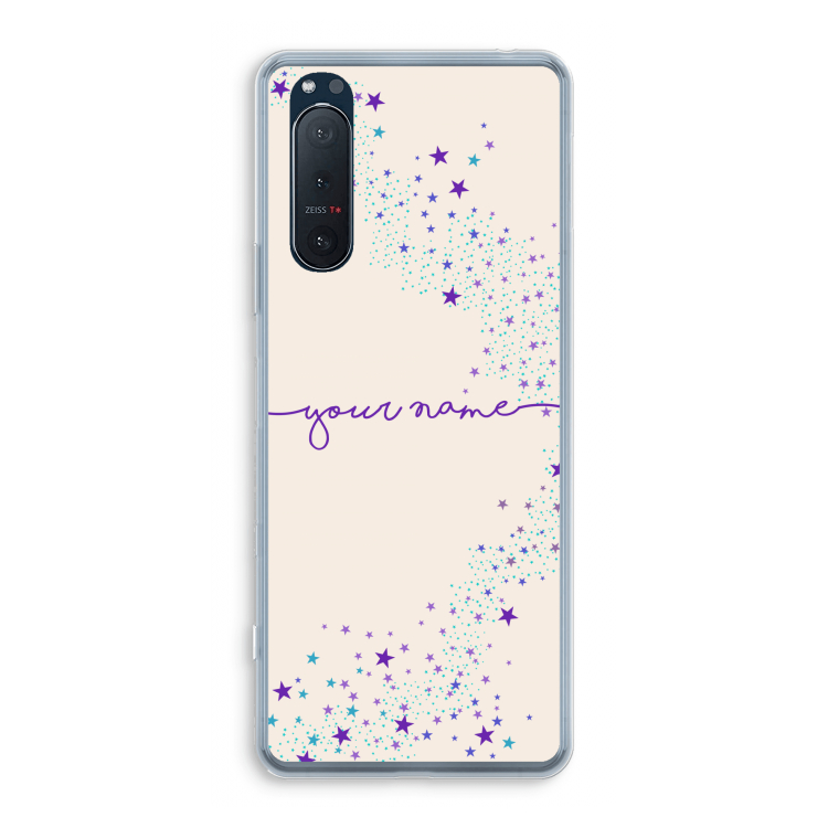Sterren: Sony Xperia 5 II Transparant Hoesje