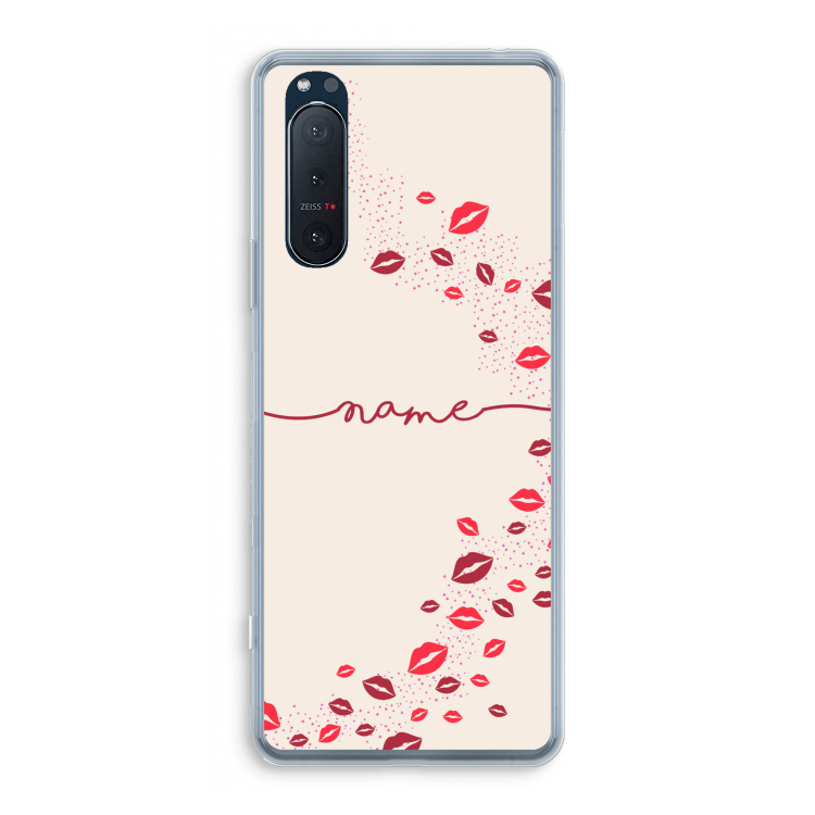 Kusjes: Sony Xperia 5 II Transparant Hoesje