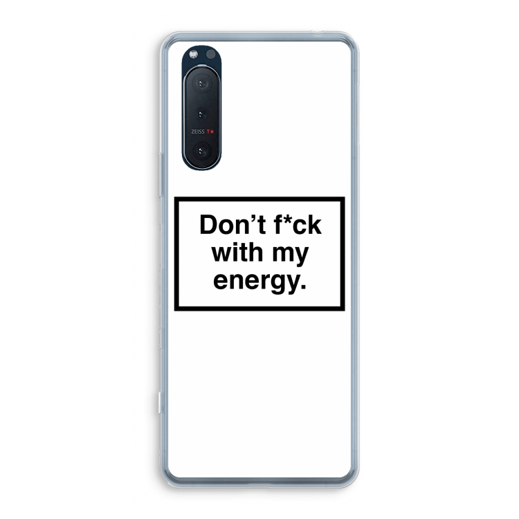 My energy: Sony Xperia 5 II Transparant Hoesje
