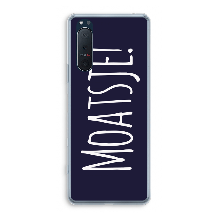Moatsje!: Sony Xperia 5 II Transparant Hoesje