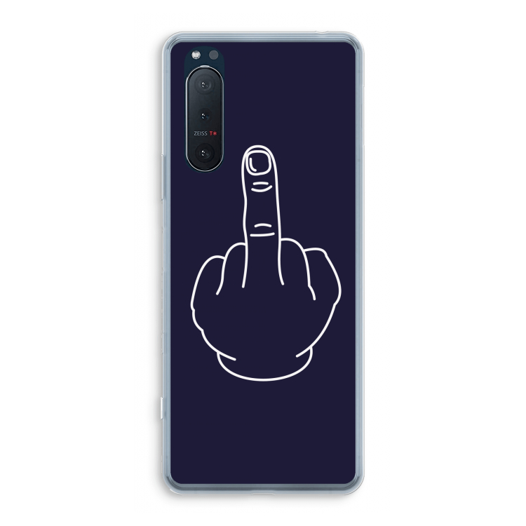 F**k U: Sony Xperia 5 II Transparant Hoesje