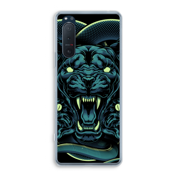 Cougar and Vipers: Sony Xperia 5 II Transparant Hoesje