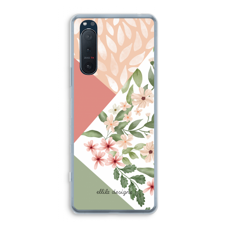 Sweet heaven geometrics: Sony Xperia 5 II Transparant Hoesje