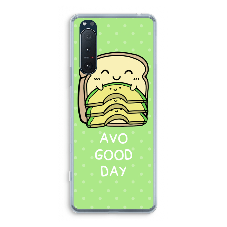 Avo Good Day: Sony Xperia 5 II Transparant Hoesje