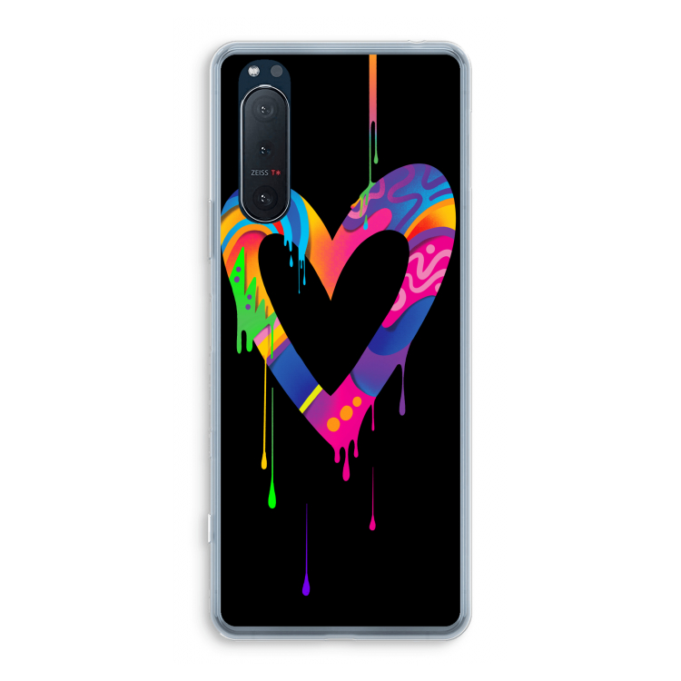 Melts My Heart: Sony Xperia 5 II Transparant Hoesje