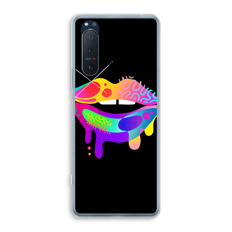 Lip Palette: Sony Xperia 5 II Transparant Hoesje