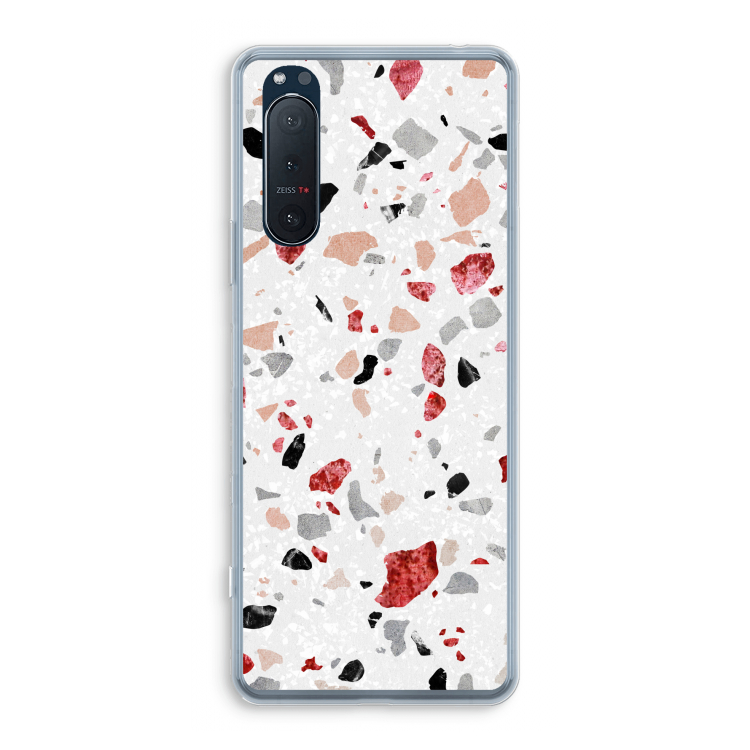 Terrazzo N°12: Sony Xperia 5 II Transparant Hoesje