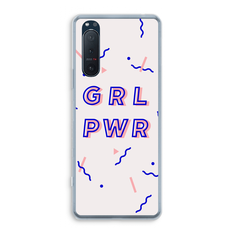GRL PWR: Sony Xperia 5 II Transparant Hoesje