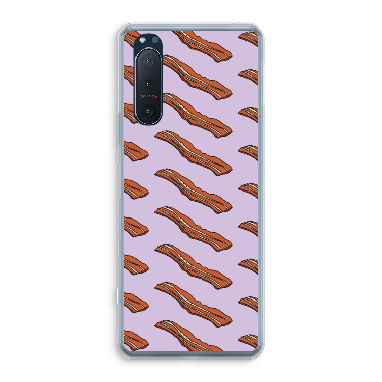 Bacon to my eggs #2: Sony Xperia 5 II Transparant Hoesje