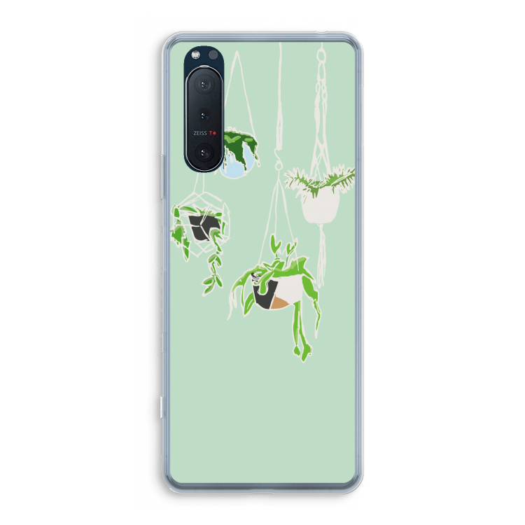 Hang In There: Sony Xperia 5 II Transparant Hoesje