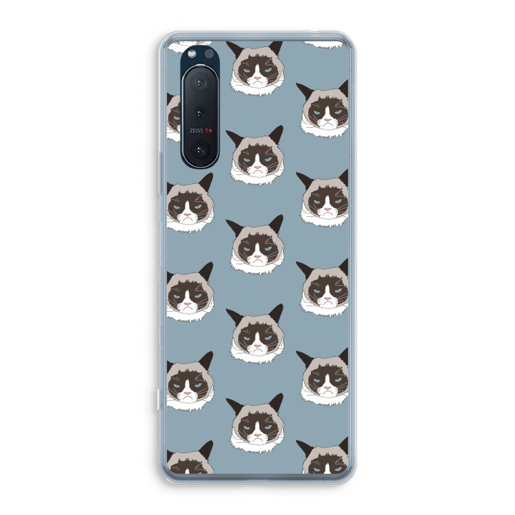 It's a Purrr Case: Sony Xperia 5 II Transparant Hoesje