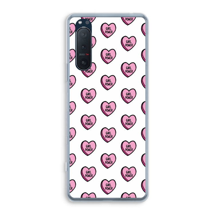 GIRL POWER: Sony Xperia 5 II Transparant Hoesje