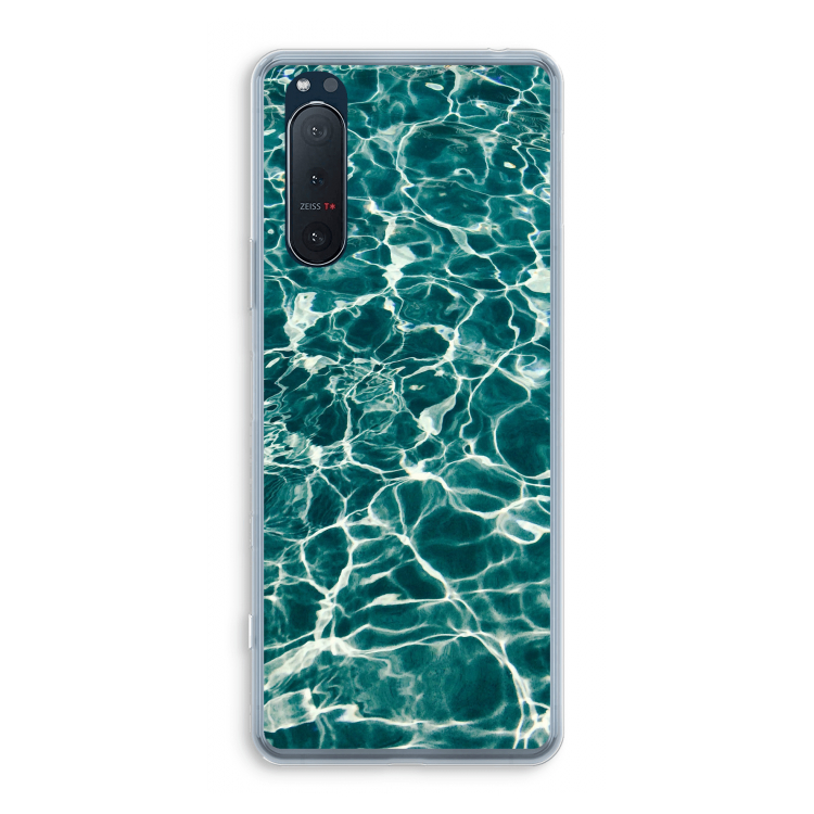 Weerkaatsing water: Sony Xperia 5 II Transparant Hoesje