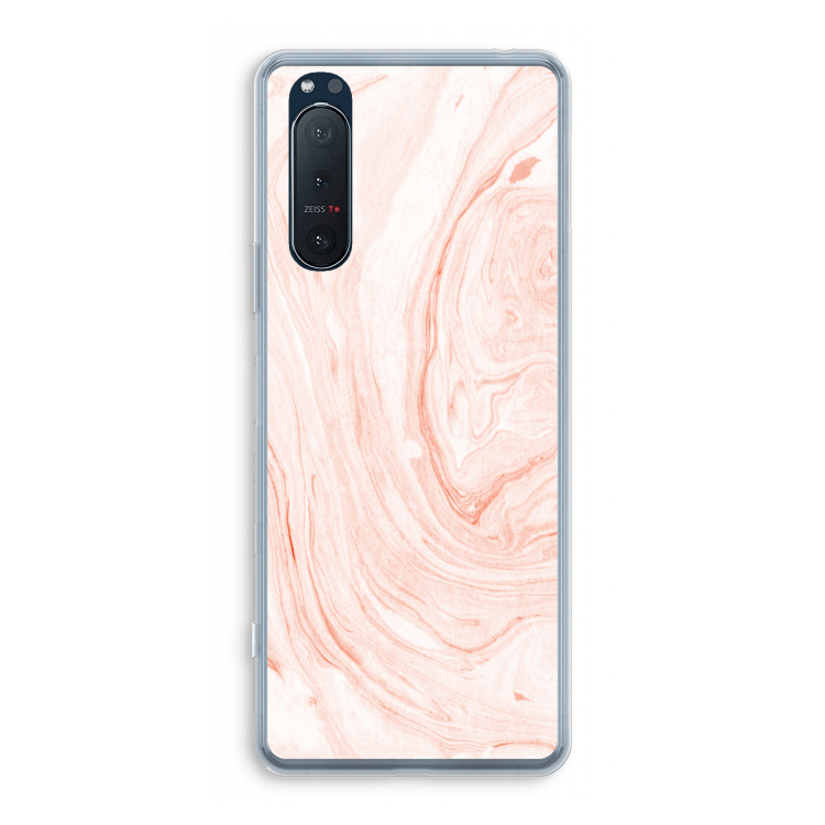 Peach bath: Sony Xperia 5 II Transparant Hoesje