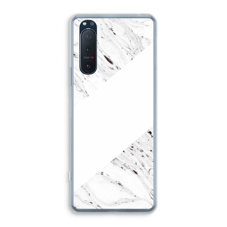 Biggest stripe: Sony Xperia 5 II Transparant Hoesje