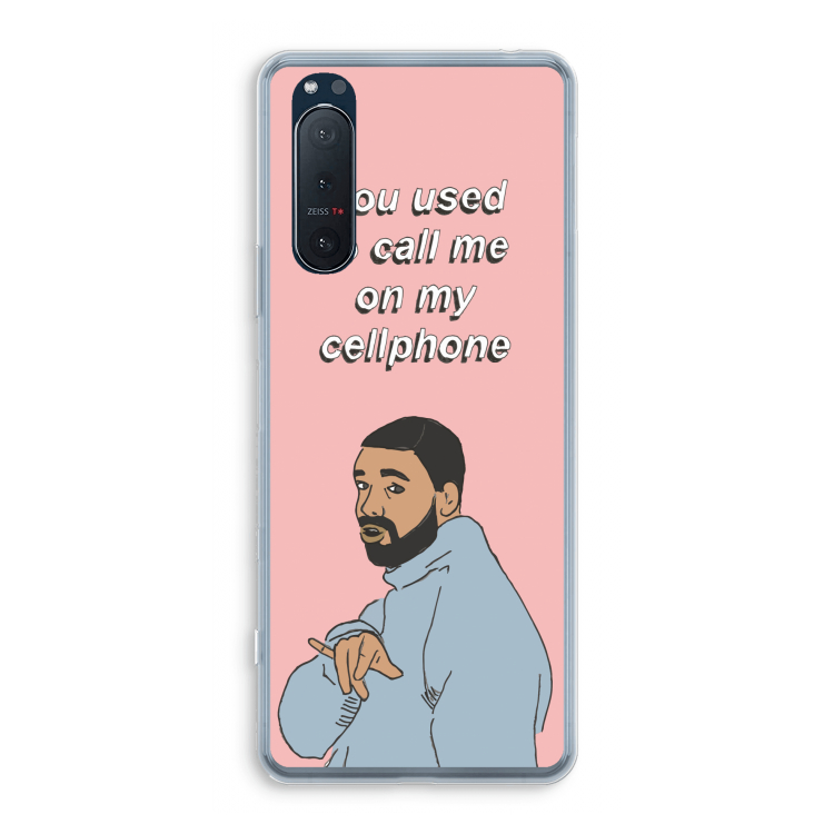 Hotline bling: Sony Xperia 5 II Transparant Hoesje