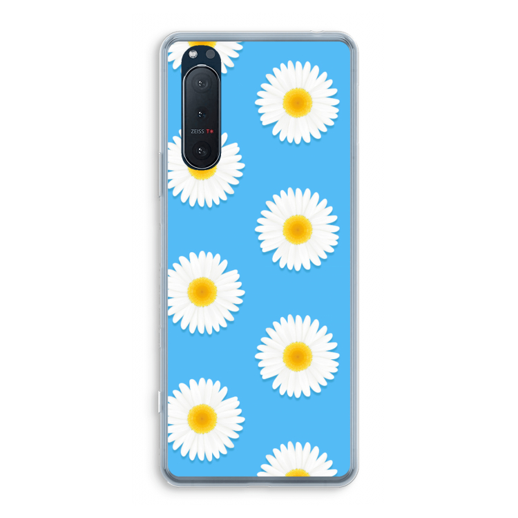 Margrietjes: Sony Xperia 5 II Transparant Hoesje
