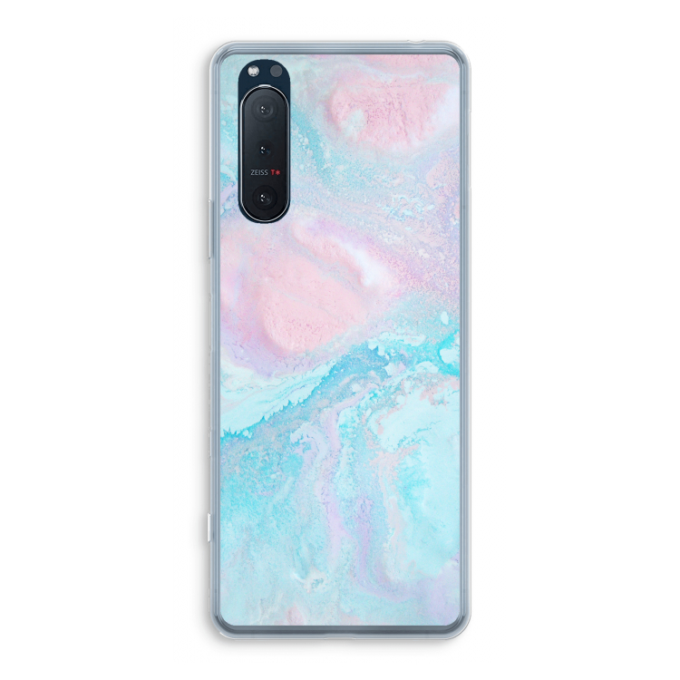 Fantasie pastel: Sony Xperia 5 II Transparant Hoesje