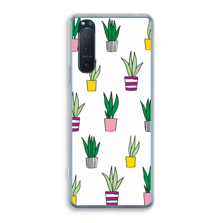 Sanseveria: Sony Xperia 5 II Transparant Hoesje