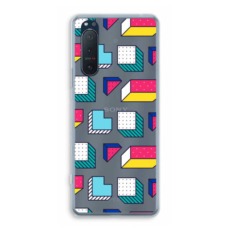 8-bit N°7: Sony Xperia 5 II Transparant Hoesje