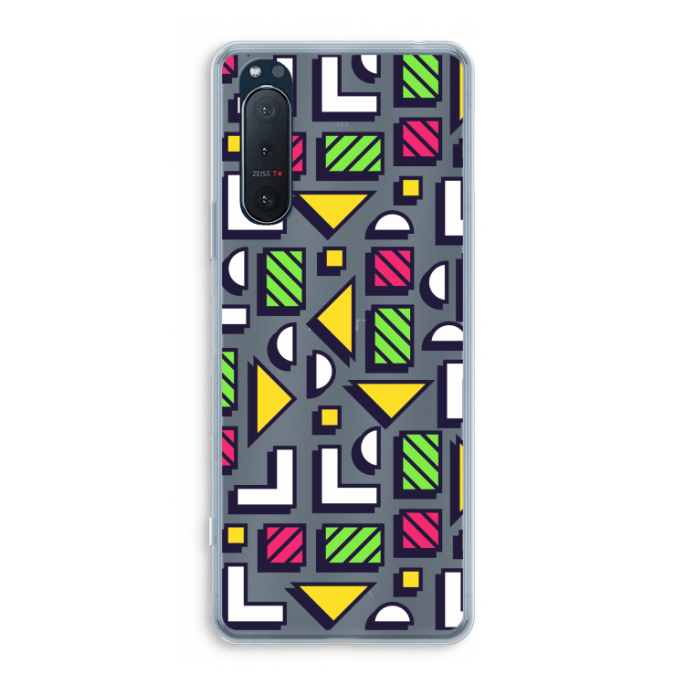 8-bit N°4: Sony Xperia 5 II Transparant Hoesje