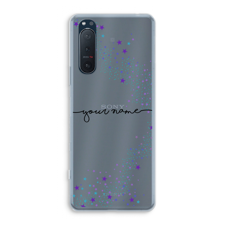 Sterren: Sony Xperia 5 II Transparant Hoesje