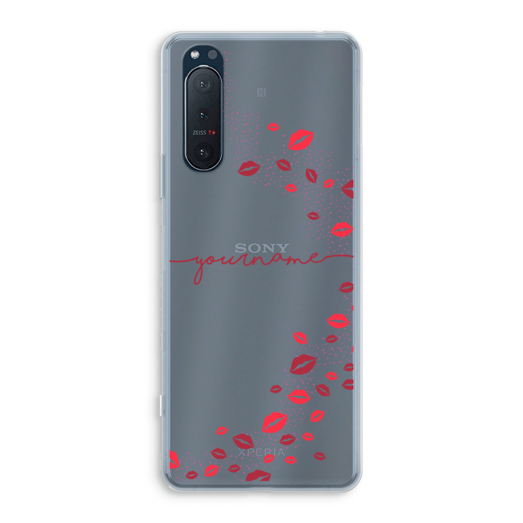 Kusjes: Sony Xperia 5 II Transparant Hoesje